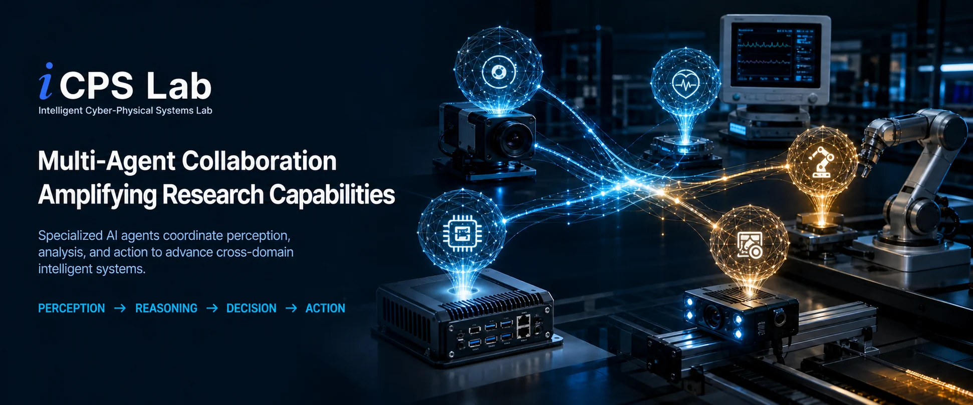 iCPS Lab multi-agent collaboration and Agentic AI research homepage banner